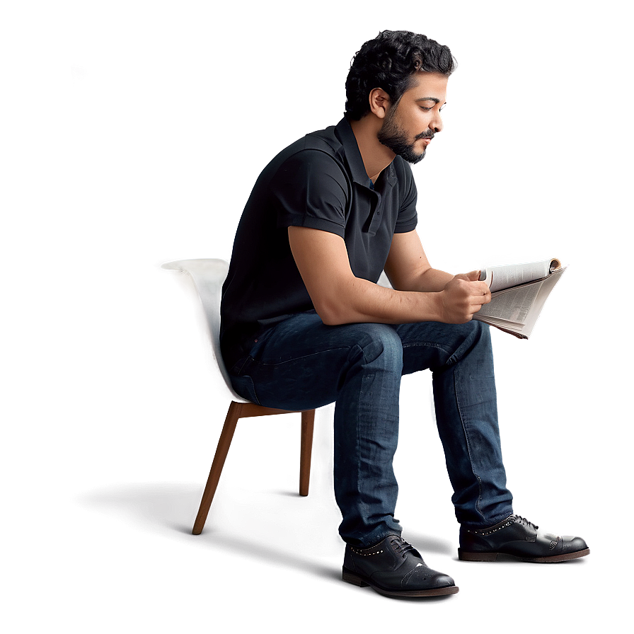 Casual Man Sitting Png 51 PNG image