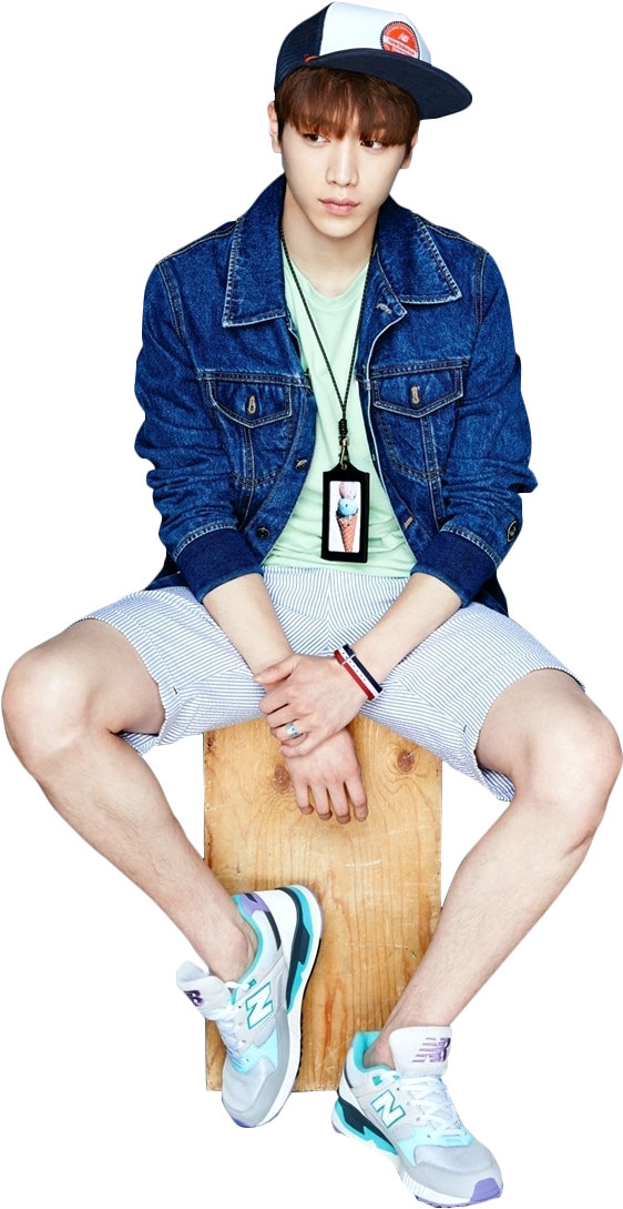 Casual Style Young Man Sitting PNG image