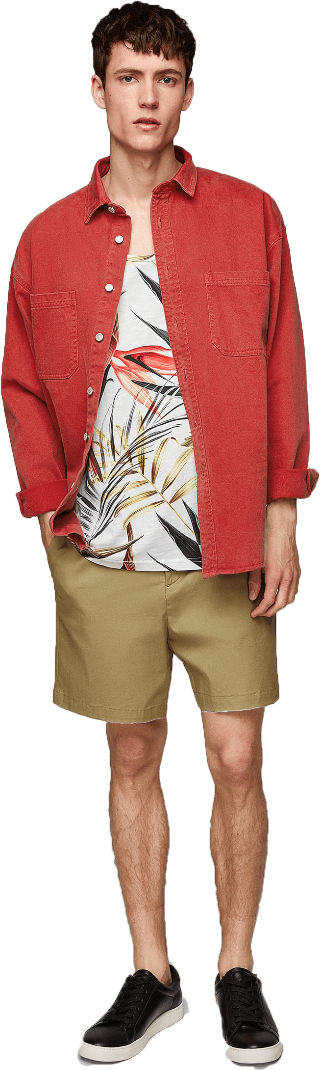 Casual Summer Menswear Look2023 PNG image