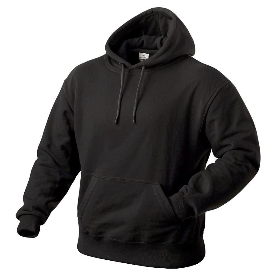 Casual Wear Black Hoodie Png Gsw1 PNG image