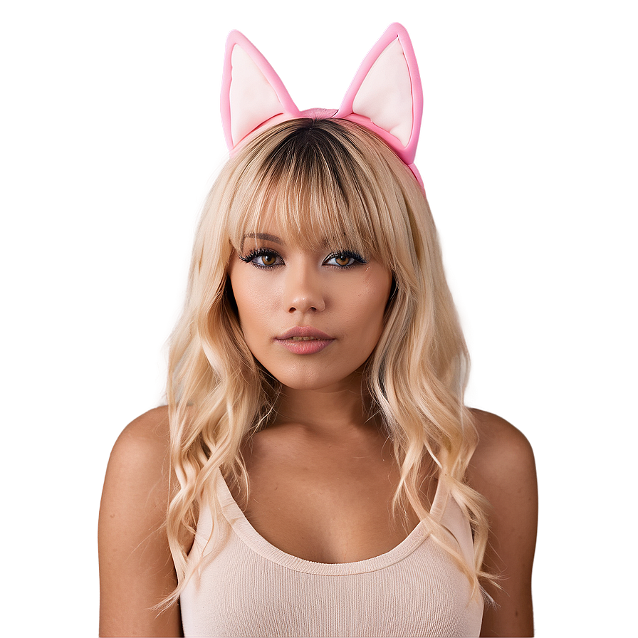 Cat Ears Fashion Statement Png 8 PNG image