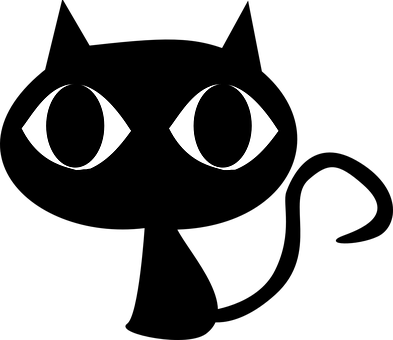 Cat Eyes Silhouette Graphic PNG image