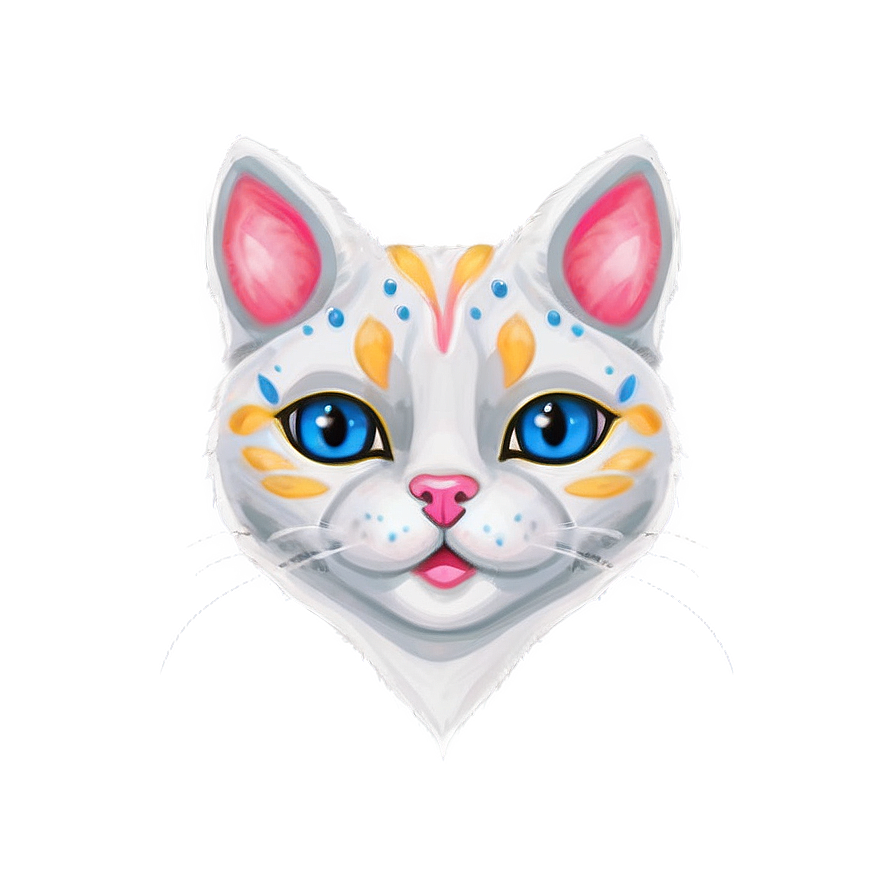 Cat Face With Heart Eyes Png Alc PNG image