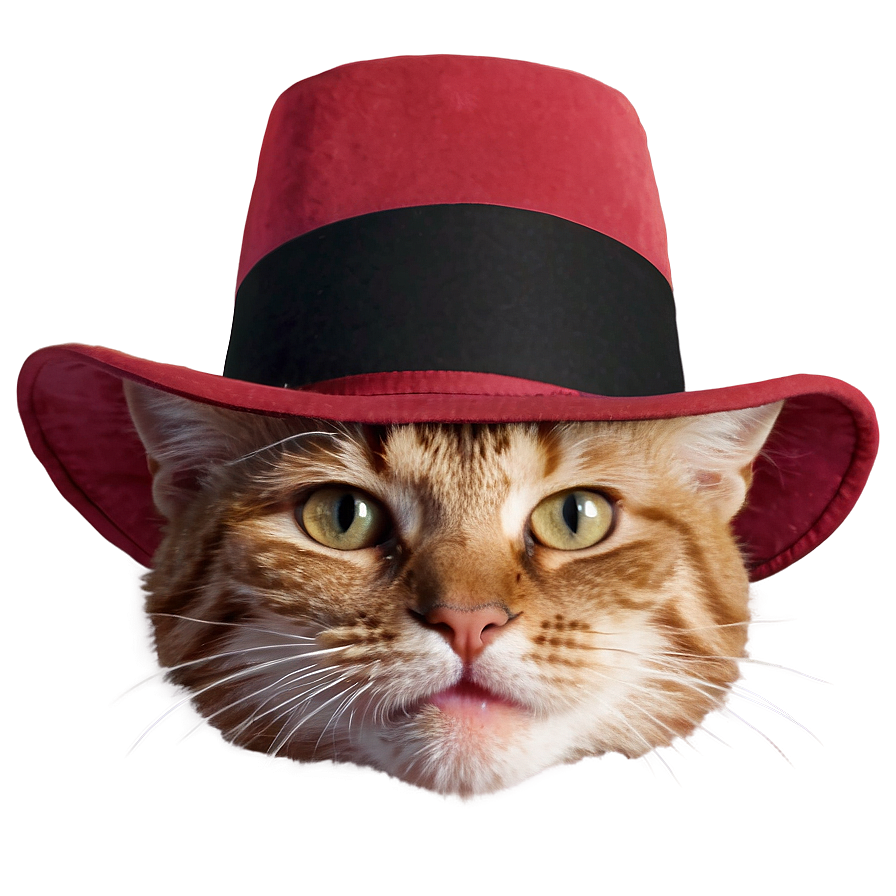 Cat In Hat Png 05232024 PNG image