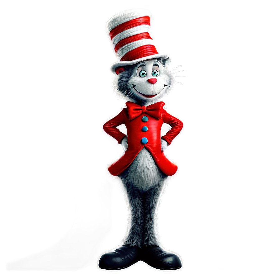 Cat In The Hat Design Png 05252024 PNG image