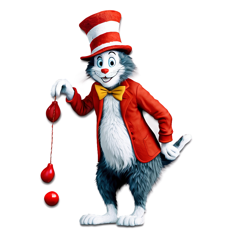 Cat In The Hat Style Png 1 PNG image