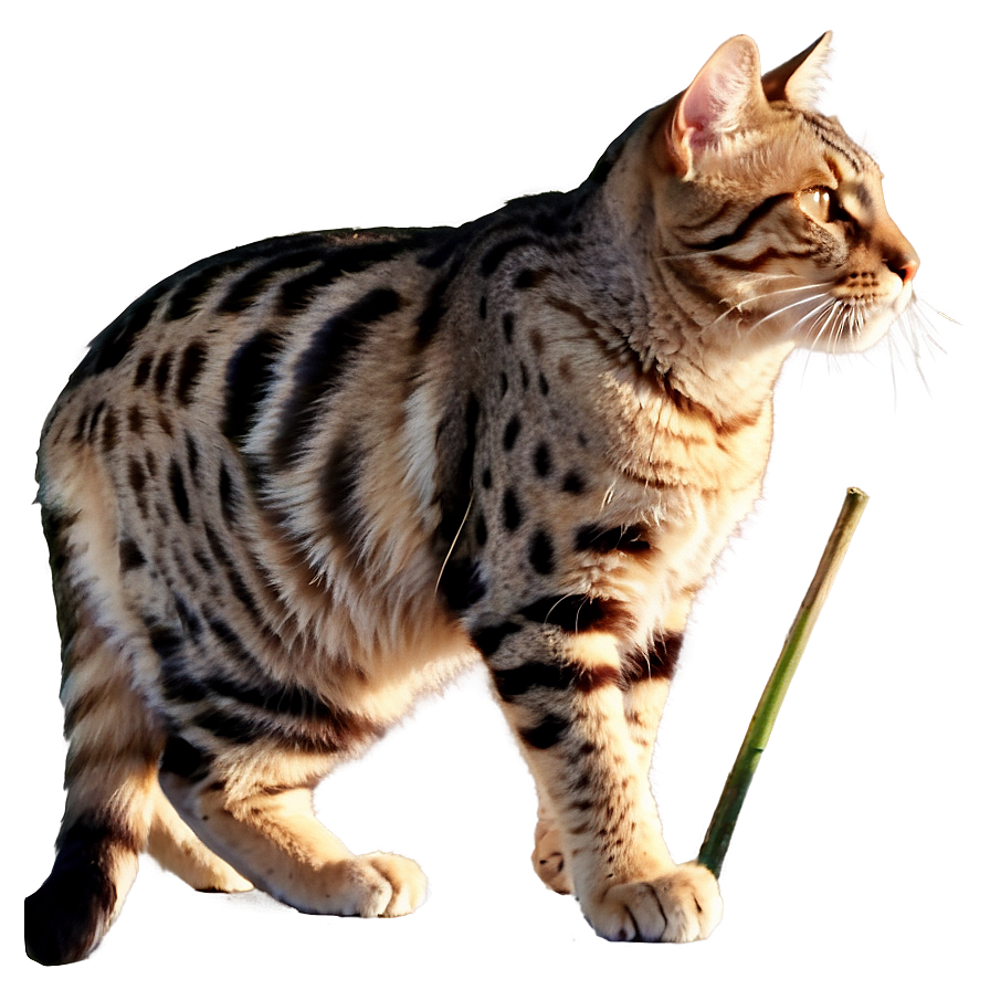 Cat On The Prowl Png D PNG image