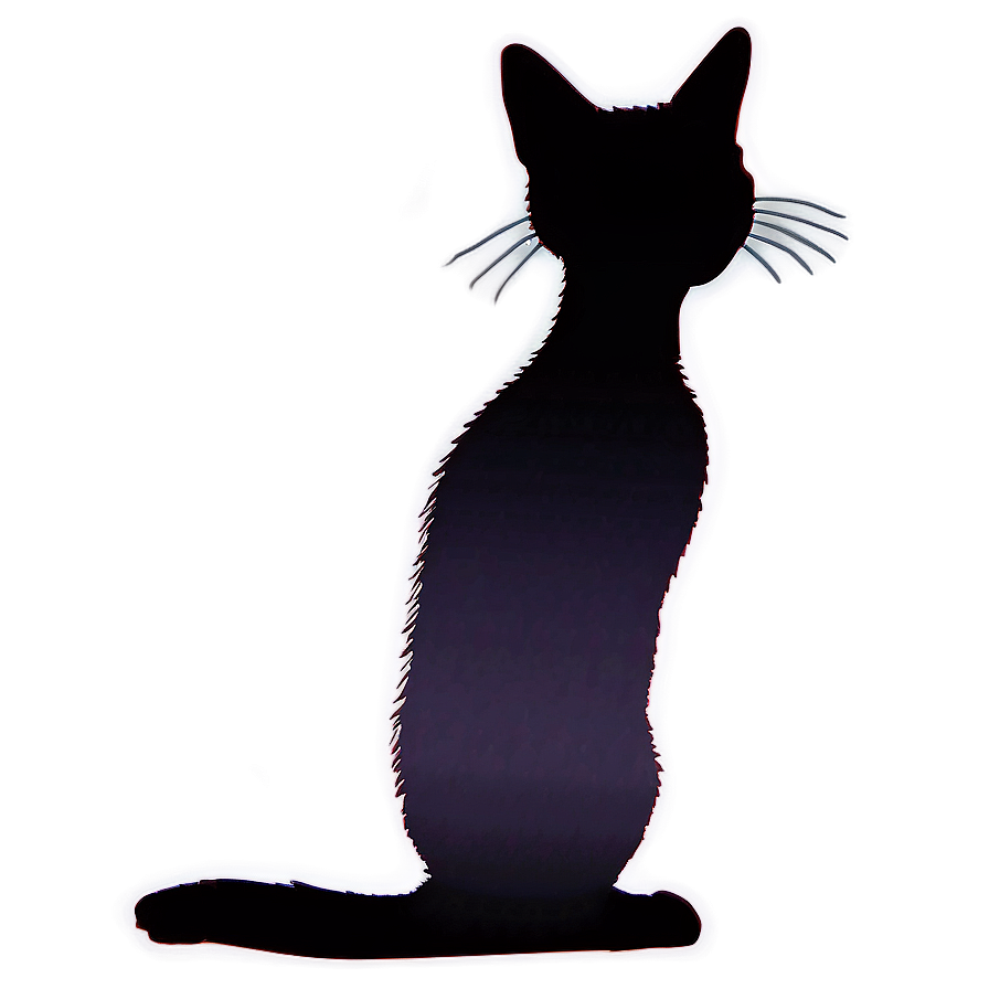 Cat Outline Silhouette Png Whx92 PNG image