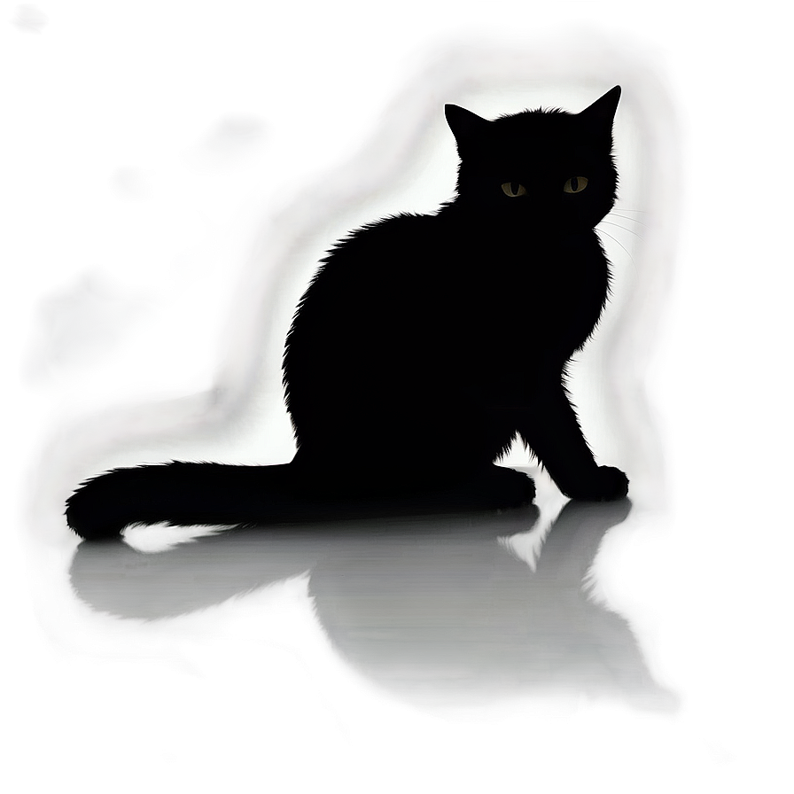 Cat Silhouette Clipart Png 06122024 PNG image