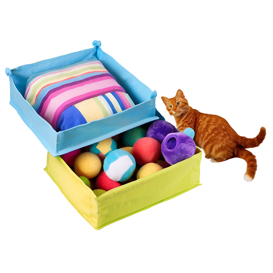 Cat Toy Box Assortment Png 49 PNG image