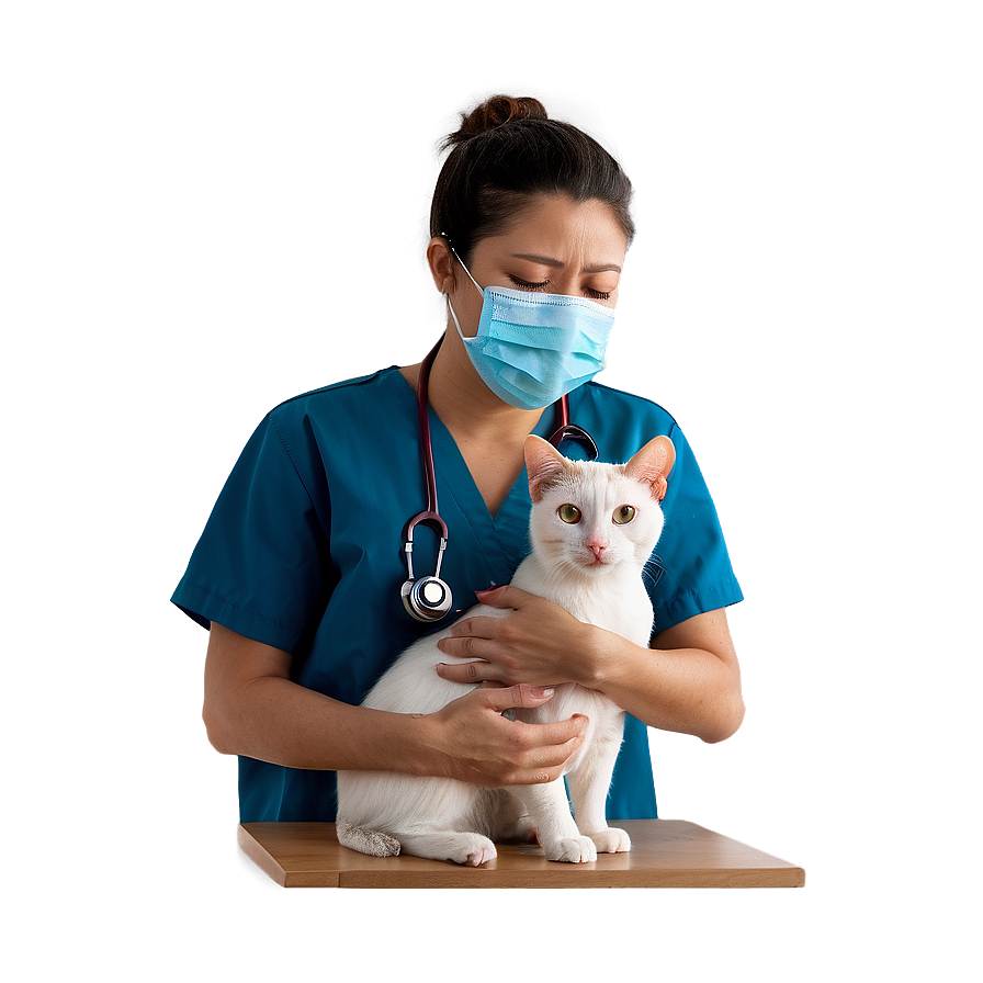 Cat Vet Visit Png Vrl PNG image