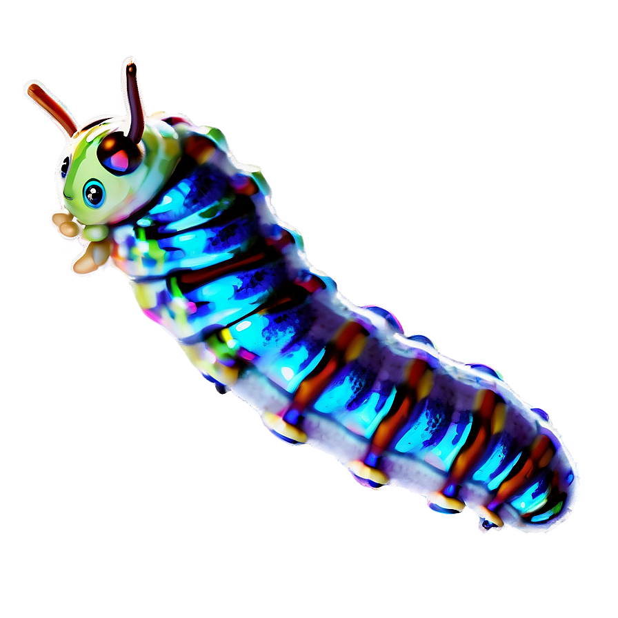 Caterpillar Becoming Chrysalis Png 05232024 PNG image