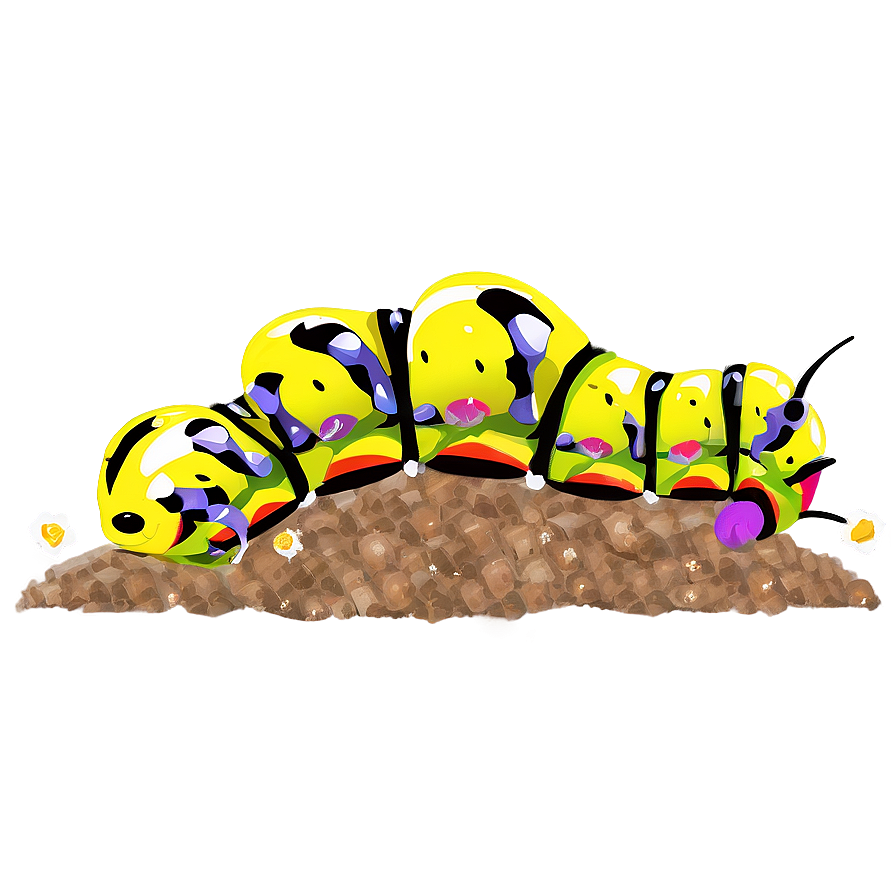 Caterpillar Feeding Frenzy Png 05232024 PNG image