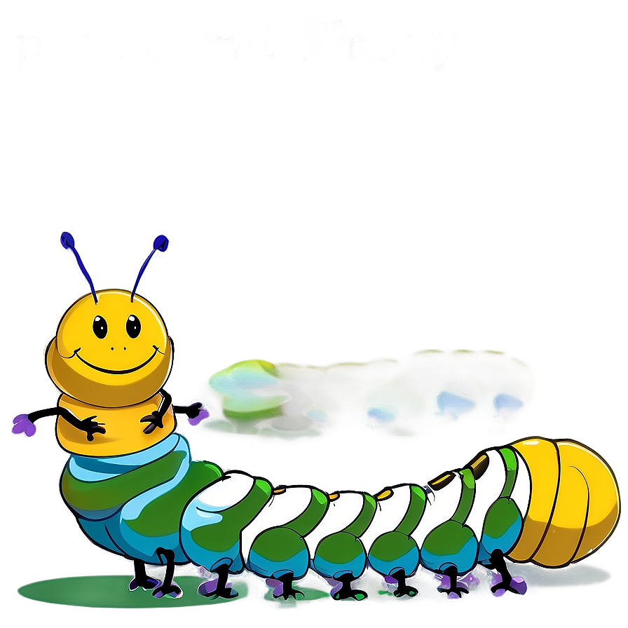 Caterpillar Feeding Frenzy Png 32 PNG image