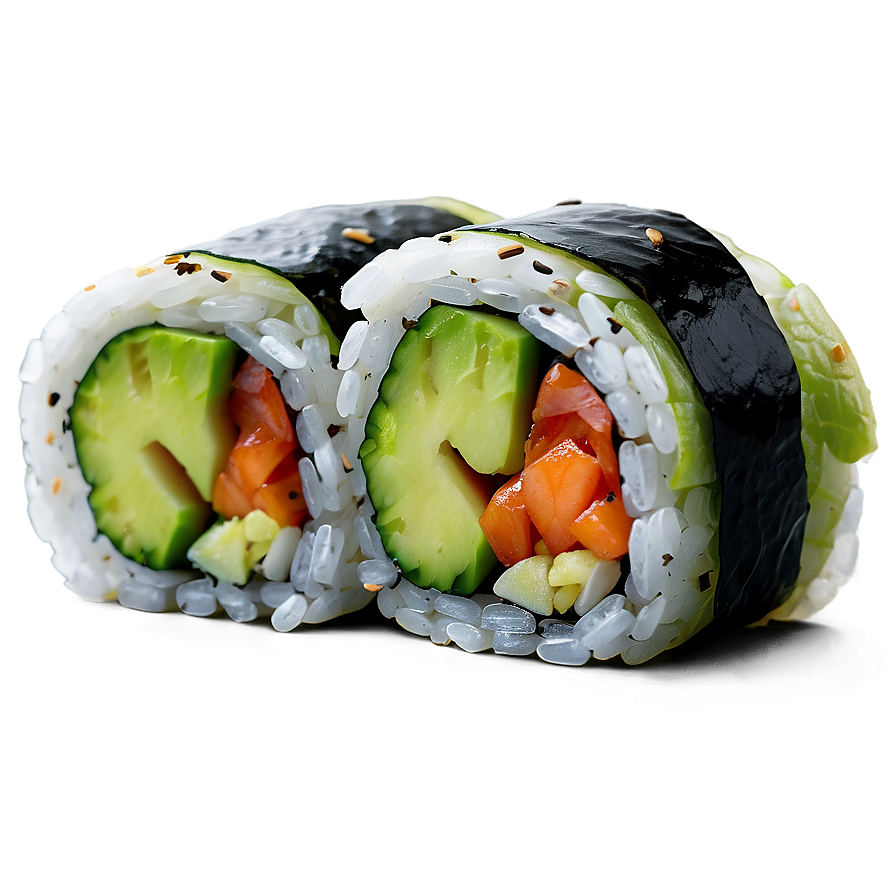 Caterpillar Roll Sushi Png 05212024 PNG image