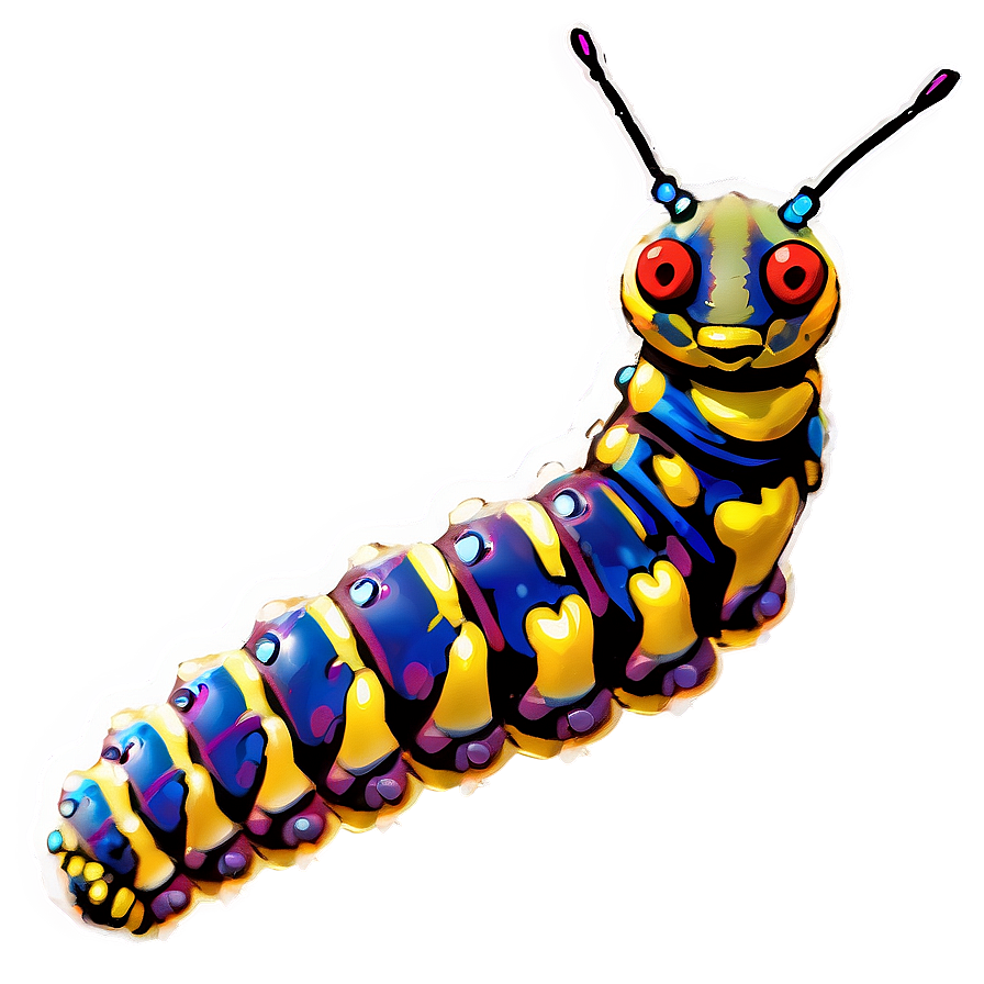 Caterpillar With Antennae Png 05232024 PNG image