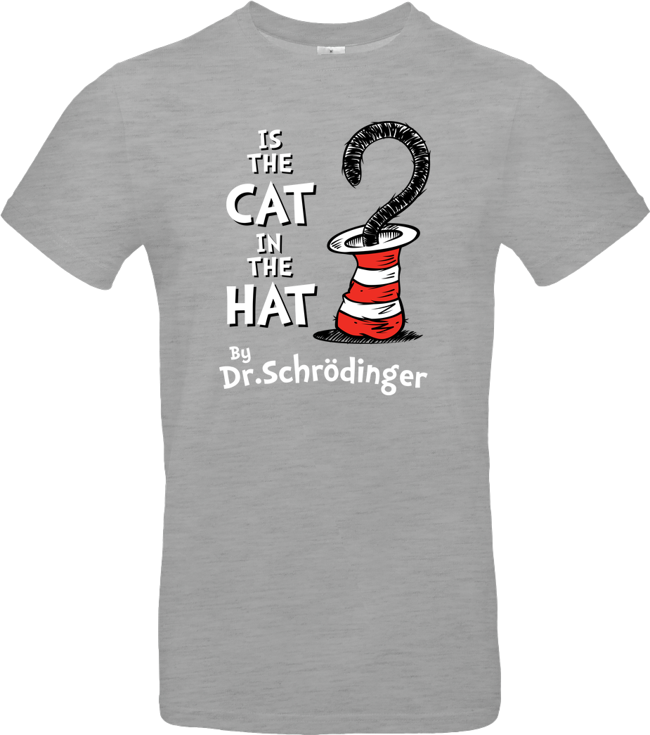 Catinthe Hat Schrodinger T Shirt PNG image