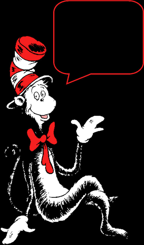 Catinthe Hat Speech Bubble PNG image