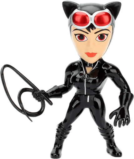 Catwoman Figurine Action Pose PNG image