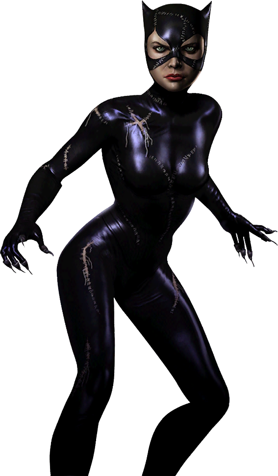Catwomanin Action Pose PNG image