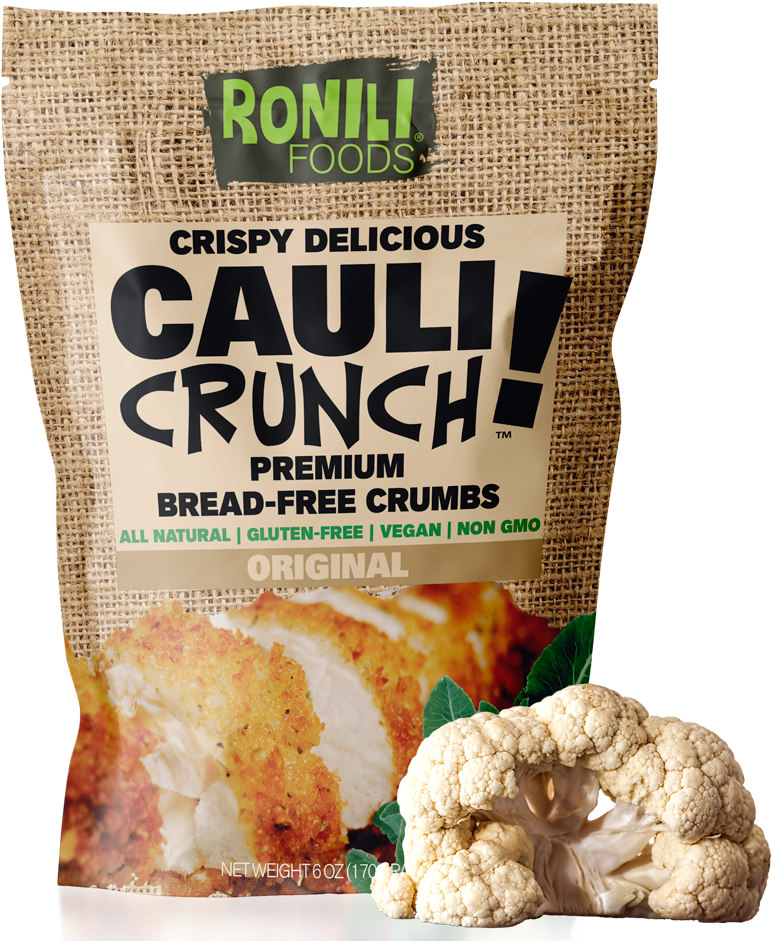 Cauli Crunch Cauliflower Breadcrumbs Package PNG image