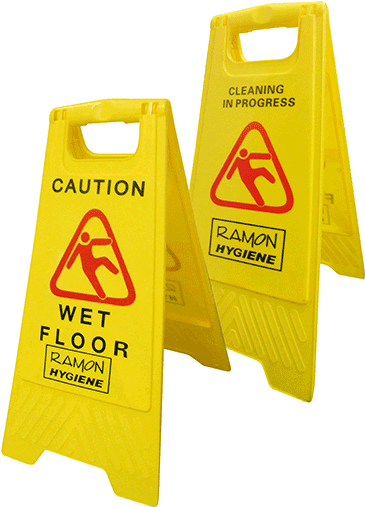 Caution Wet Floor Signs PNG image