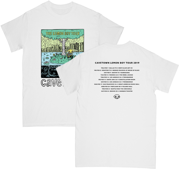 Cavetown Lemon Boy Tour Tshirt Design PNG image