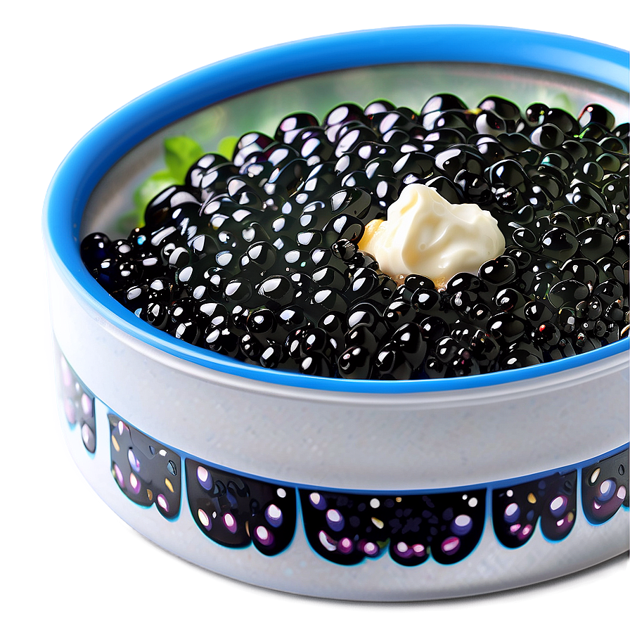 Caviar And Cream Cheese Png Sda PNG image