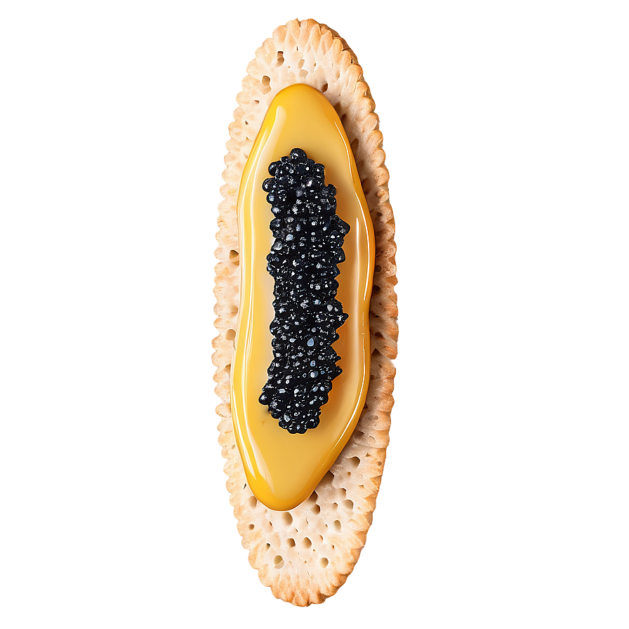 Caviar On Cracker Png 2 PNG image