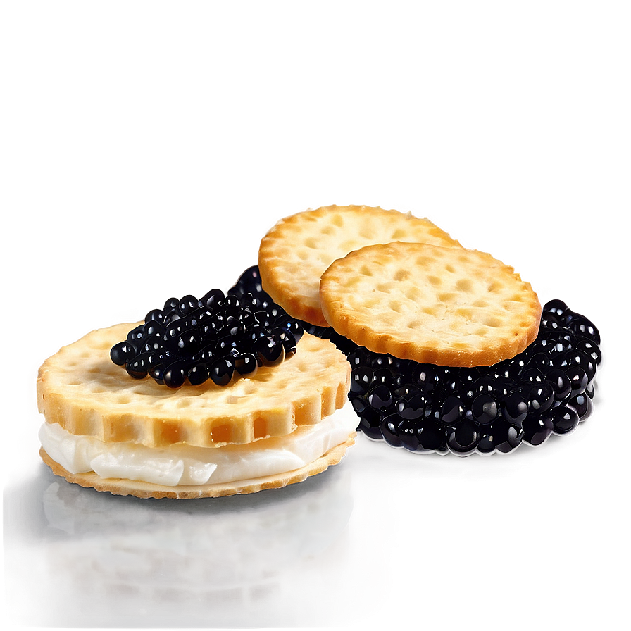 Caviar On Cracker Png Eoq PNG image