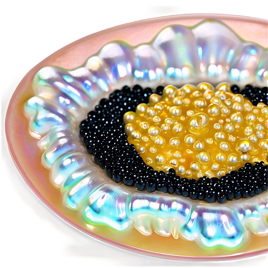 Caviar On Mother Of Pearl Png 38 PNG image