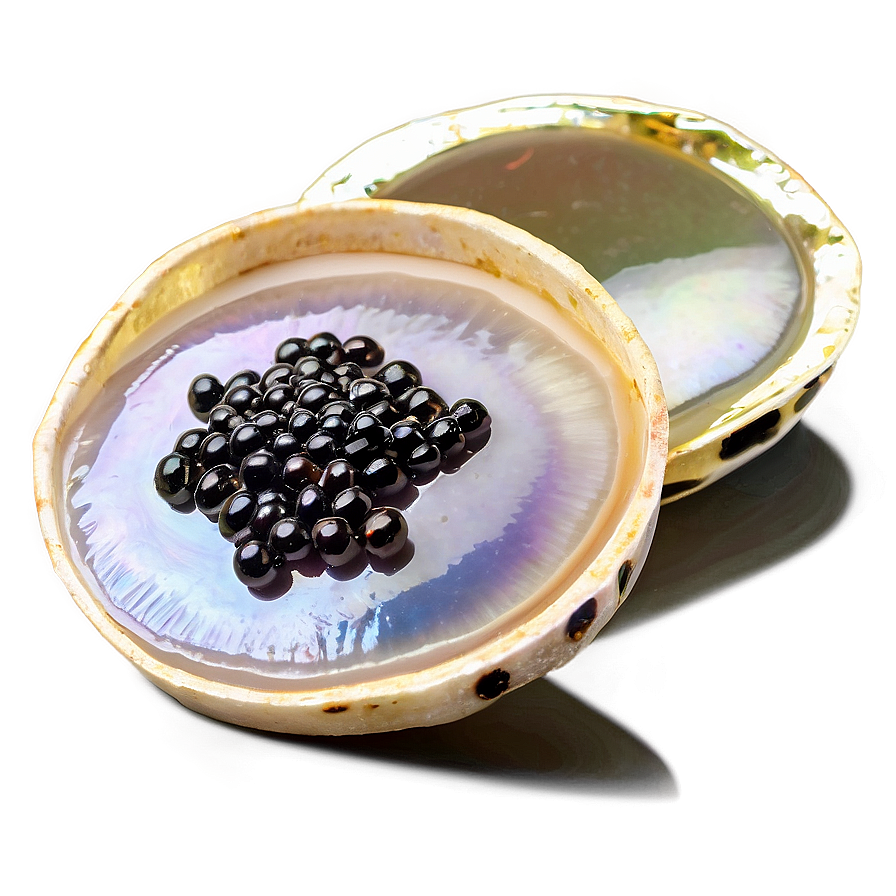 Caviar On Mother Of Pearl Png Njy PNG image