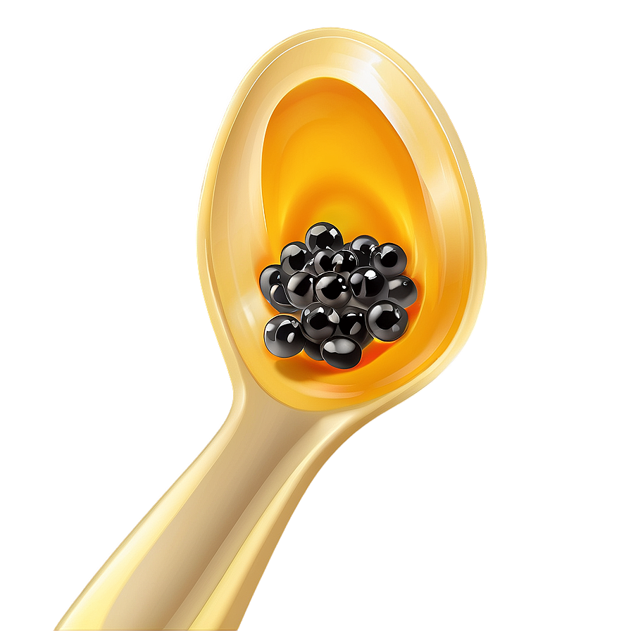 Caviar On Spoon Png Qjd30 PNG image