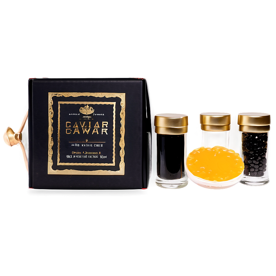 Caviar Tasting Set Png Haj PNG image