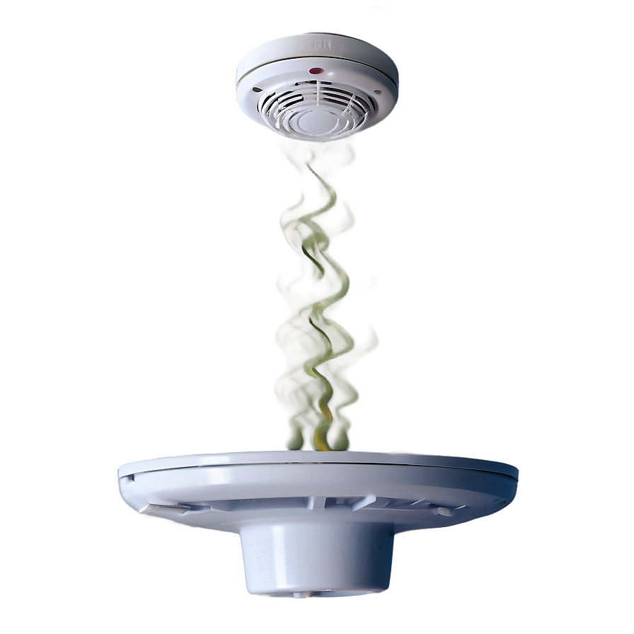 Ceiling Mounted Smoke Detector Png Iff PNG image