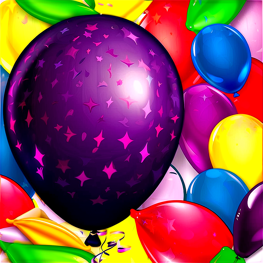 Celebration Balloons Png 05212024 PNG image
