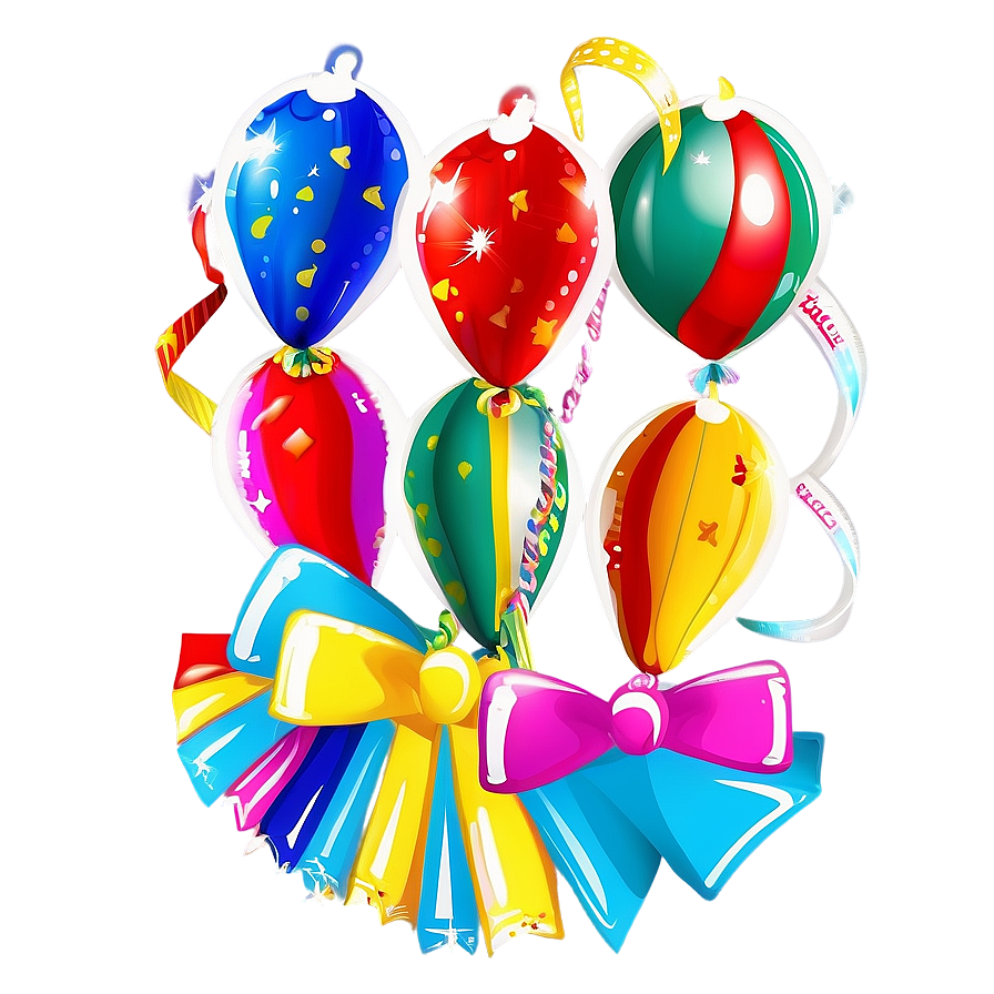 Celebration Streamers Clipart Png Oek PNG image