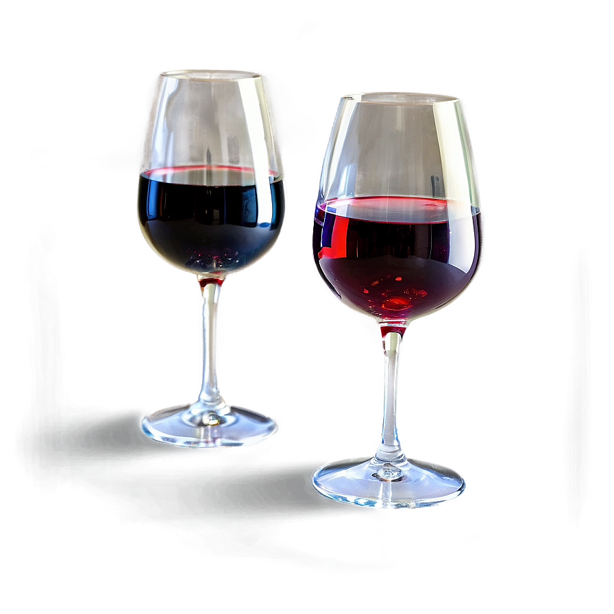 Celebratory Red Wine Glass Png Vgu PNG image