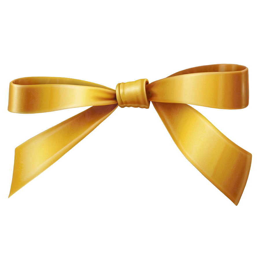 Celebratory Yellow Ribbon Png 46 PNG image