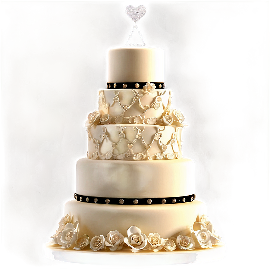 Celebrity Style Wedding Cake Png Lst97 PNG image