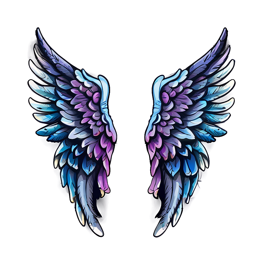 Celestial Angel Wings Clipart Png 05042024 PNG image