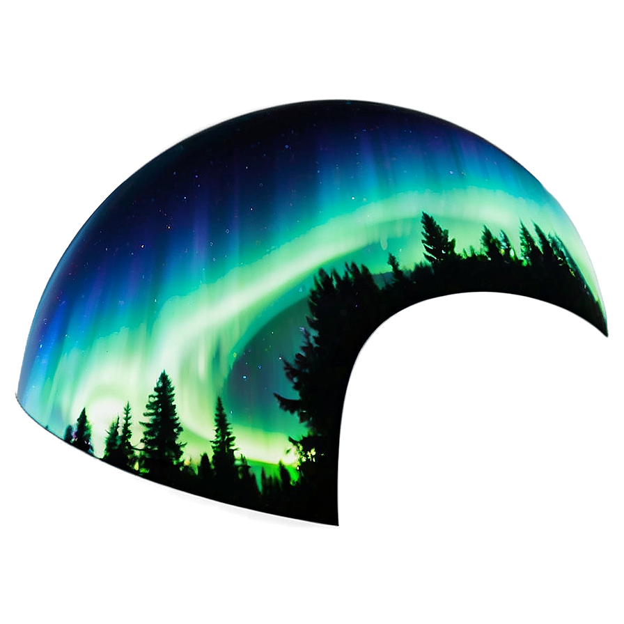 Celestial Aurora Boreal Display Png 06202024 PNG image