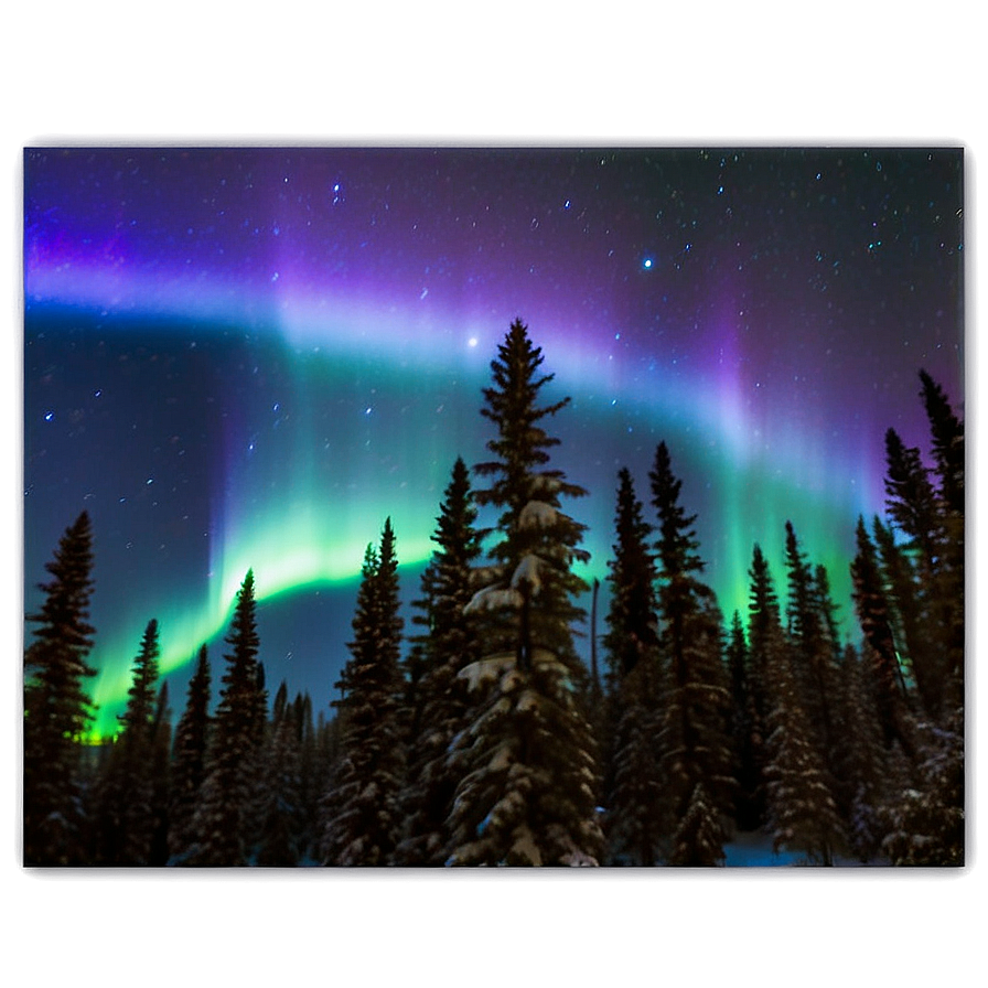 Celestial Aurora Boreal Display Png Sxf PNG image