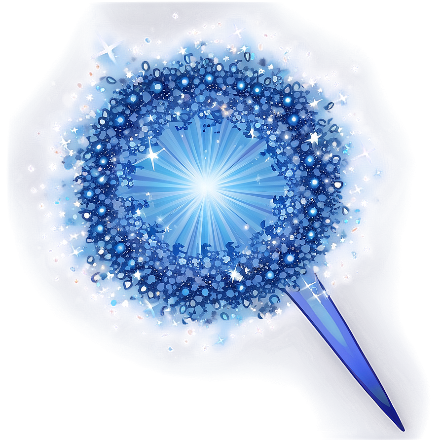 Celestial Blue Sparkle Png Vyg PNG image