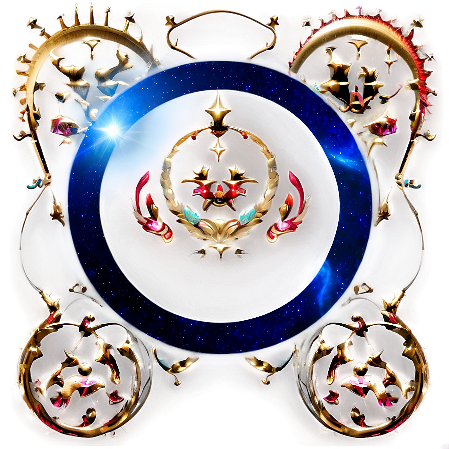 Celestial Circle Glow Png Bwy PNG image