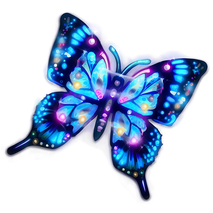Celestial Glow Butterfly Png Eav PNG image