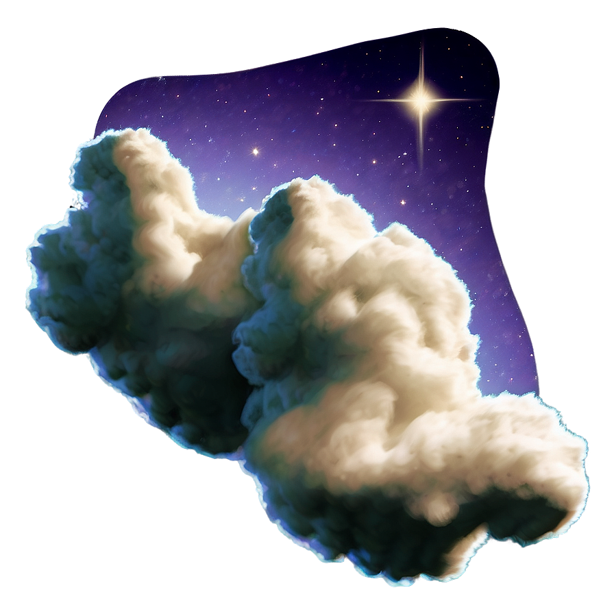 Celestial Nimbus Star Png 06292024 PNG image