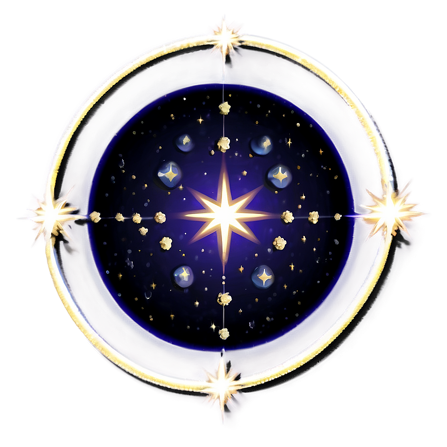 Celestial Star Circle Png 33 PNG image