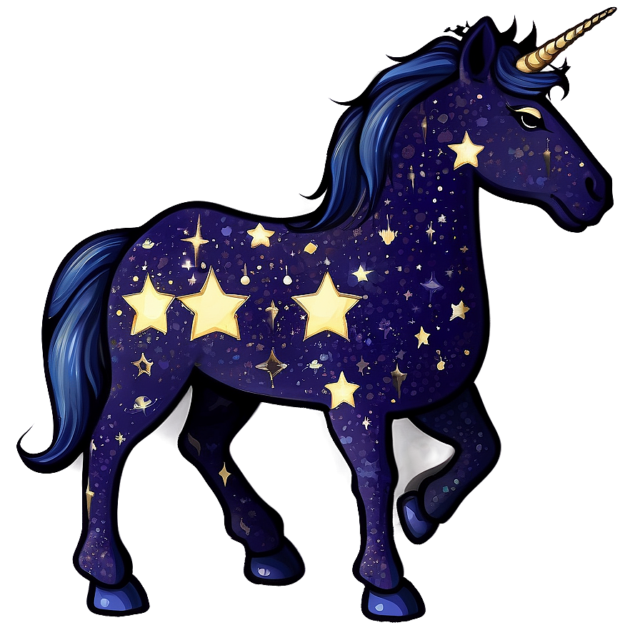 Celestial Unicorn Clipart Png Vxx PNG image