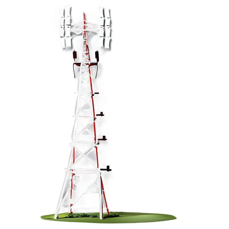 Cell Tower At Night Png Uxj80 PNG image